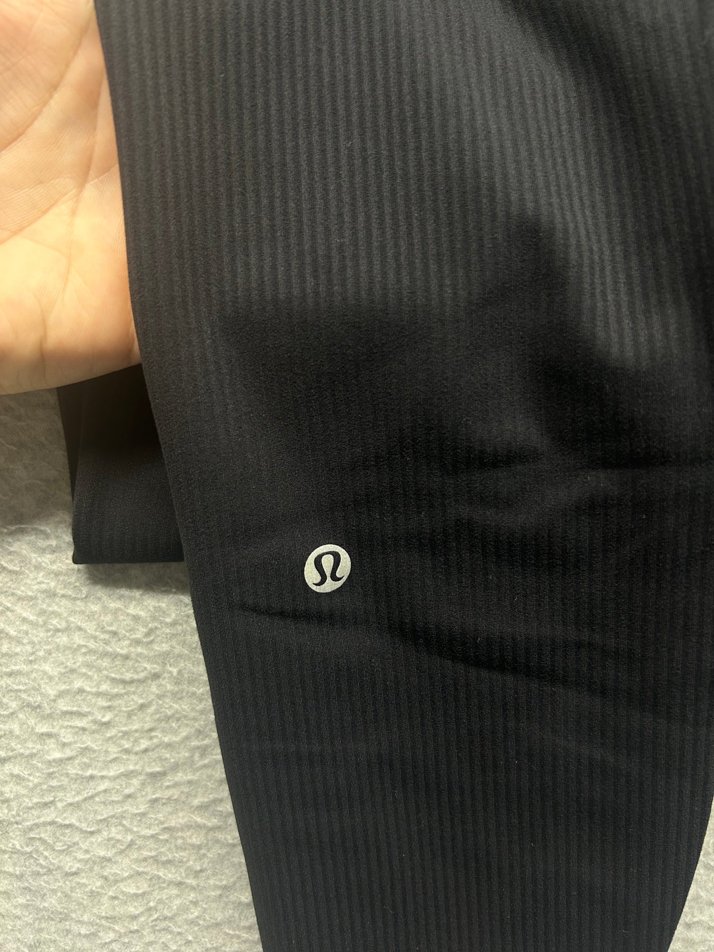 Lululemon Wunder Train High-Rise Ribbed Tight 25" Size 6 (Square) Black
