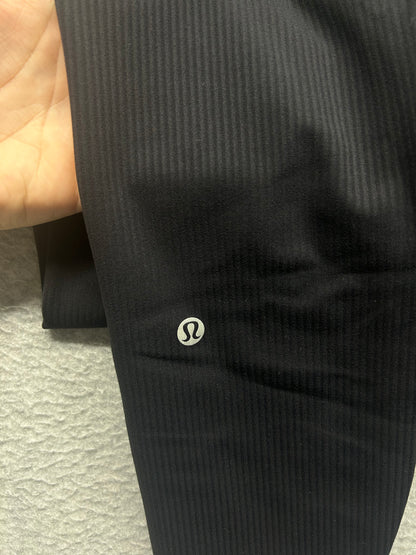 Lululemon Wunder Train High-Rise Ribbed Tight 25" Size 6 (Square) Black