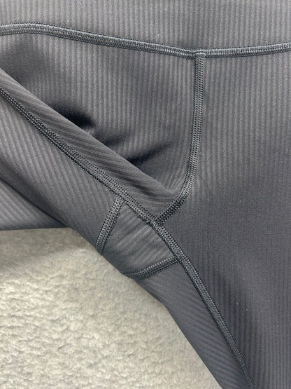 Lululemon Wunder Train High-Rise Ribbed Tight 25" Size 6 (Square) Black