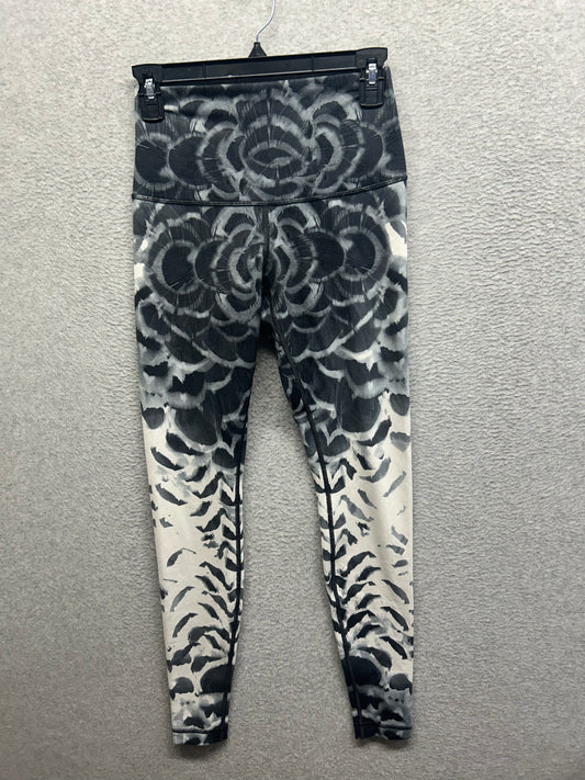 Lululemon High Times Pant Roll Over Size 6 Pretty Plume Angel Wing