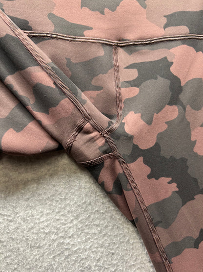 Lululemon Wunder Train High-Rise Tight 26" Size 6 Heritage 365 Camo Brier Rose Multi