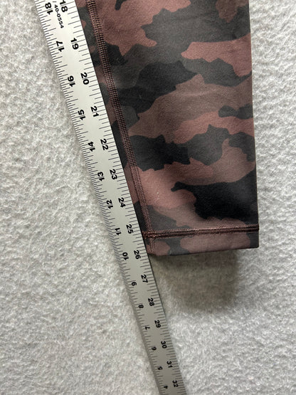 Lululemon Wunder Train High-Rise Tight 26" Size 6 Heritage 365 Camo Brier Rose Multi