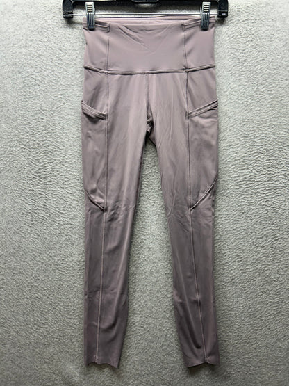 Lululemon Fast and Free Tight II 25" Non-Reflective Size 2 Nulux Violet Verbena