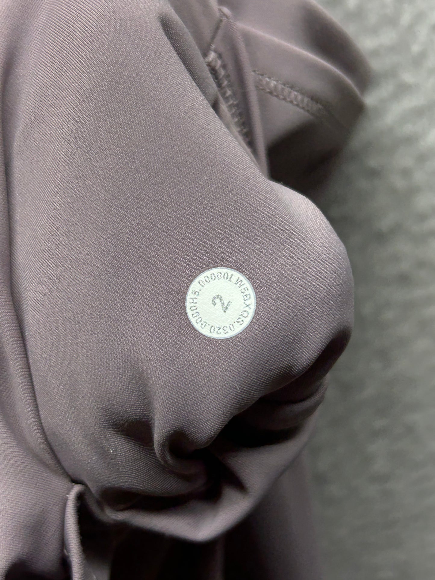 Lululemon Fast and Free Tight II 25" Non-Reflective Size 2 Nulux Violet Verbena