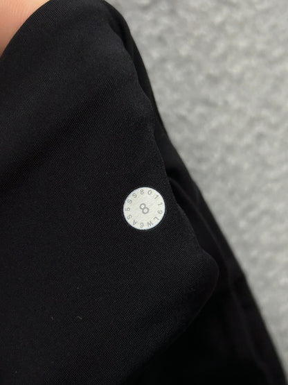Lululemon Fast & Free Crop II Nulux 19" Size 8 Black