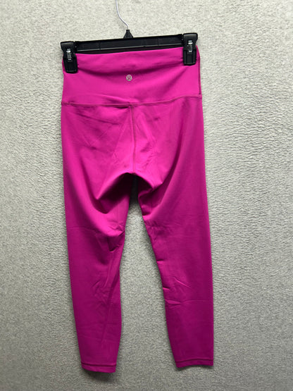 Lululemon Wunder Train High-Rise Tight 25" Size 6 Ripened Raspberry