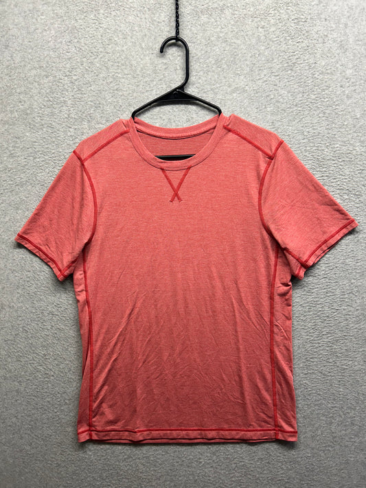 Lululemon T.H.E. Crew Mens Size Medium Heathered Lulu Red