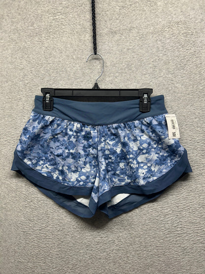 Lululemon Calm Tides Run Short Esca Size 6 Dappled Blossom | Ink Blue