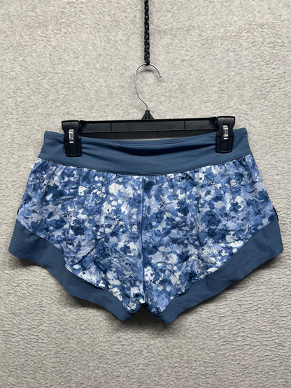 Lululemon Calm Tides Run Short Esca Size 6 Dappled Blossom | Ink Blue