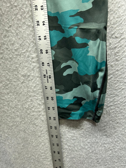 Lululemon Base Pace High-Rise Crop 22" Size 6 Heritage 365 Camo Tidewater Teal Multi