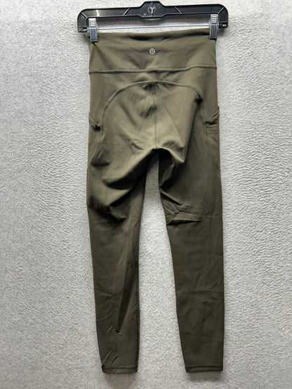 Lululemon Invigorate High-Rise Tight 25" Size 4 Dark Olive