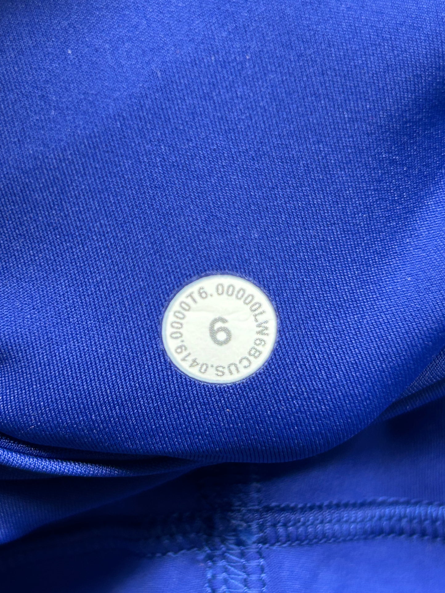 Lululemon Fast and Free Crop II 19" Size 6  Larkspur