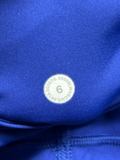 Lululemon Fast and Free Crop II 19" Size 6  Larkspur