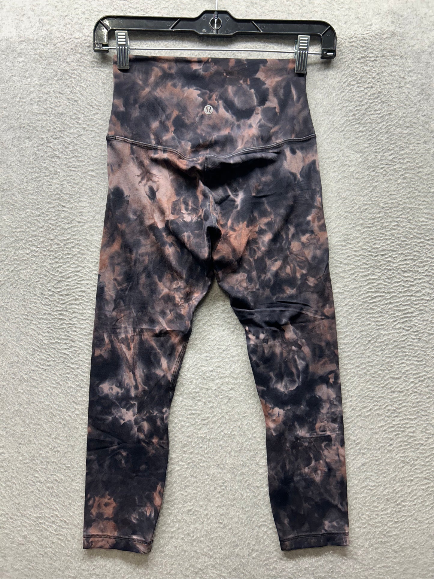 Lululemon Align Crop 23" Size 4 Diamond Dye Diamond Dye Graphite Grey Pink Pastel