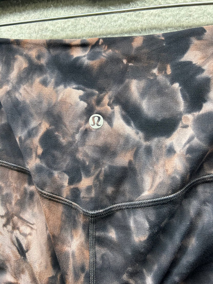 Lululemon Align Crop 23" Size 4 Diamond Dye Diamond Dye Graphite Grey Pink Pastel