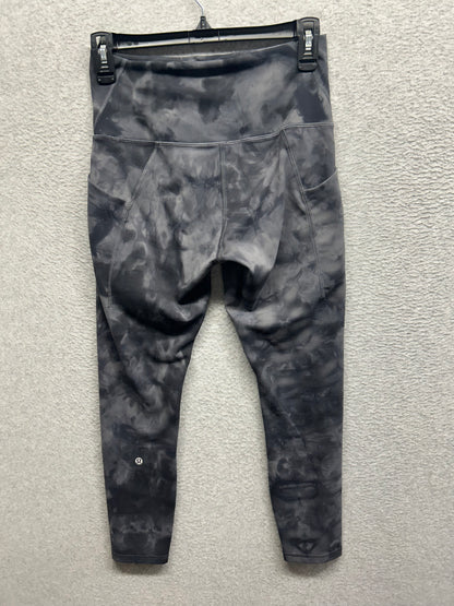 Lululemon Wunder Train High-Rise Tight with Pockets 25" Size 8  Diamond Dye Pitch Grey Graphite Grey