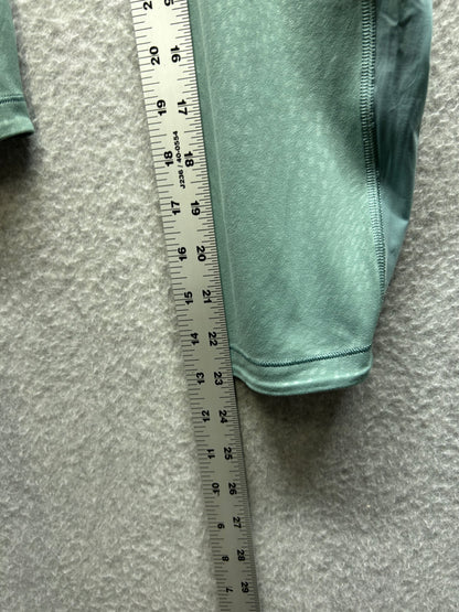 Lululemon Nulu and Mesh Mid-Rise Yoga Crop 23" Size 8 Tidewater Teal