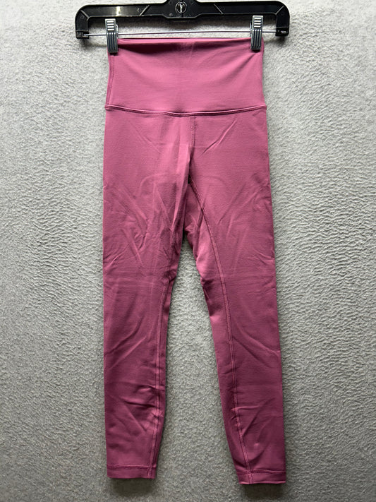 Lululemon Wunder Under High-Rise Tight 25" Full-On Luon Size 2 Moss Rose
