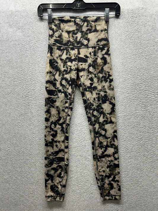 Lululemon Wunder Train High-Rise Tight 25" Size 2 Dispersed Light Raw Linen Multi