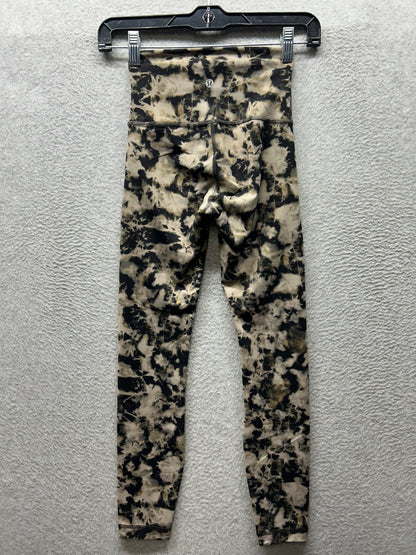 Lululemon Wunder Train High-Rise Tight 25" Size 2 Dispersed Light Raw Linen Multi