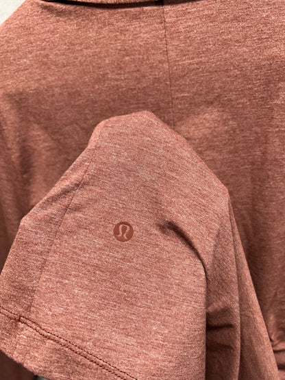 Lululemon Evolution Long Sleeve Polo Mens Size Medium Ancient Copper