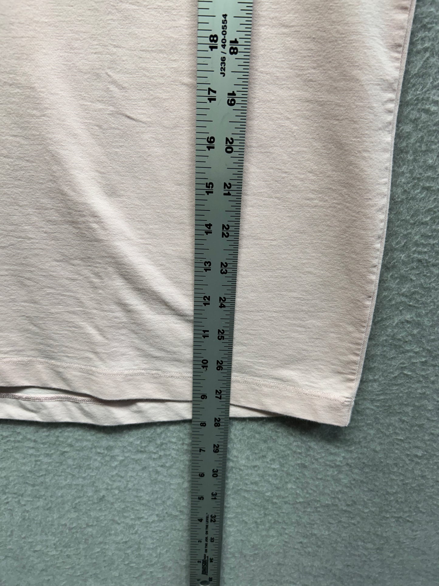 Lululemon Evolution Short Sleeve Polo Shirt Mens Size Medium Heathered Strawberry Milkshake