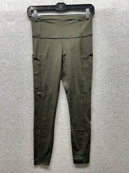 Lululemon Fast and Free Tight II 25" Non-Reflective Nulux Size 6 Dark Olive