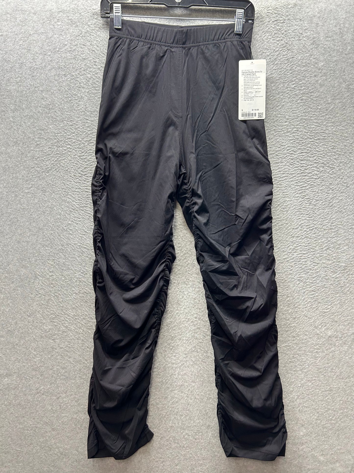 NEW Lululemon Dance Studio Slim-Fit High-Rise Flared Pant Size Small Black