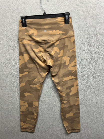 Lululemon Align High-Rise Pant 25" Size 8 Heritage 365 Camo Beige Multi