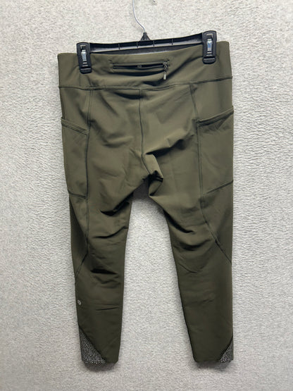 Lululemon Tight Stuff Tight II 25" Size 10 Dark Olive