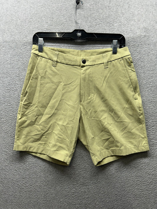 Lululemon Commission Classic-Fit Short 7" Ventlight Mens Size 28 Yellow