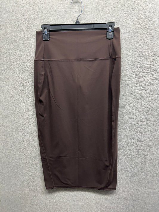 Lululemon Nulu Slim-Fit High-Rise Skirt Size 10 (Square) Espresso