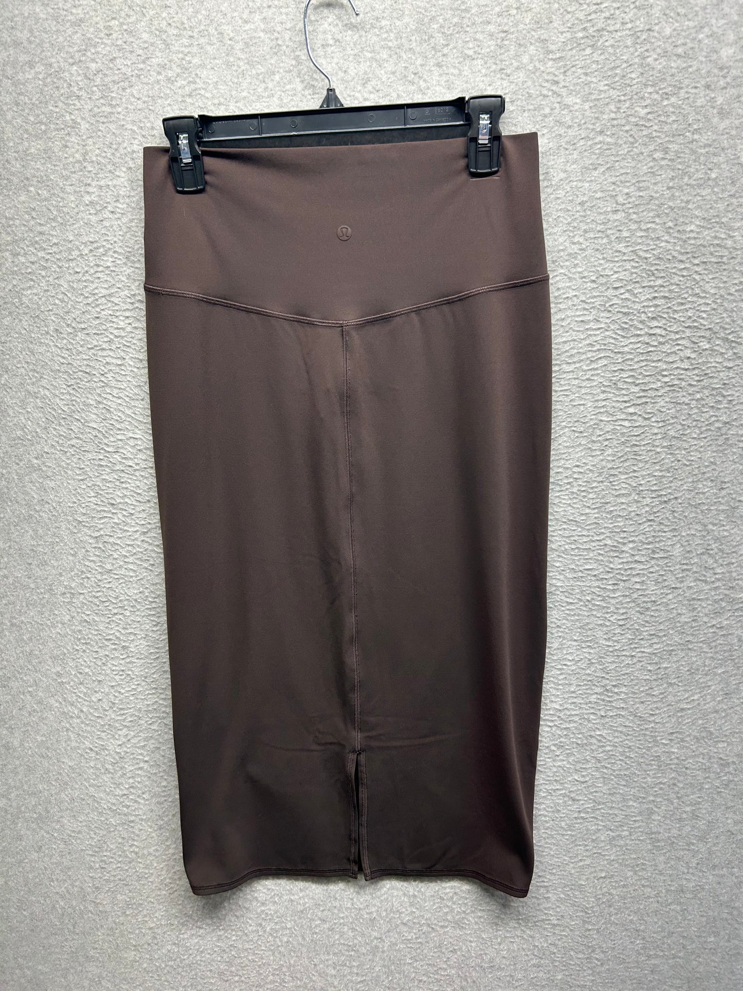 Lululemon Nulu Slim-Fit High-Rise Skirt Size 10 (Square) Espresso