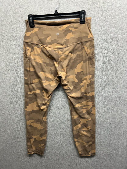 Lululemon Align High-Rise Pant with Pockets 25" Size 10 Heritage 365 Camo Beige Multi