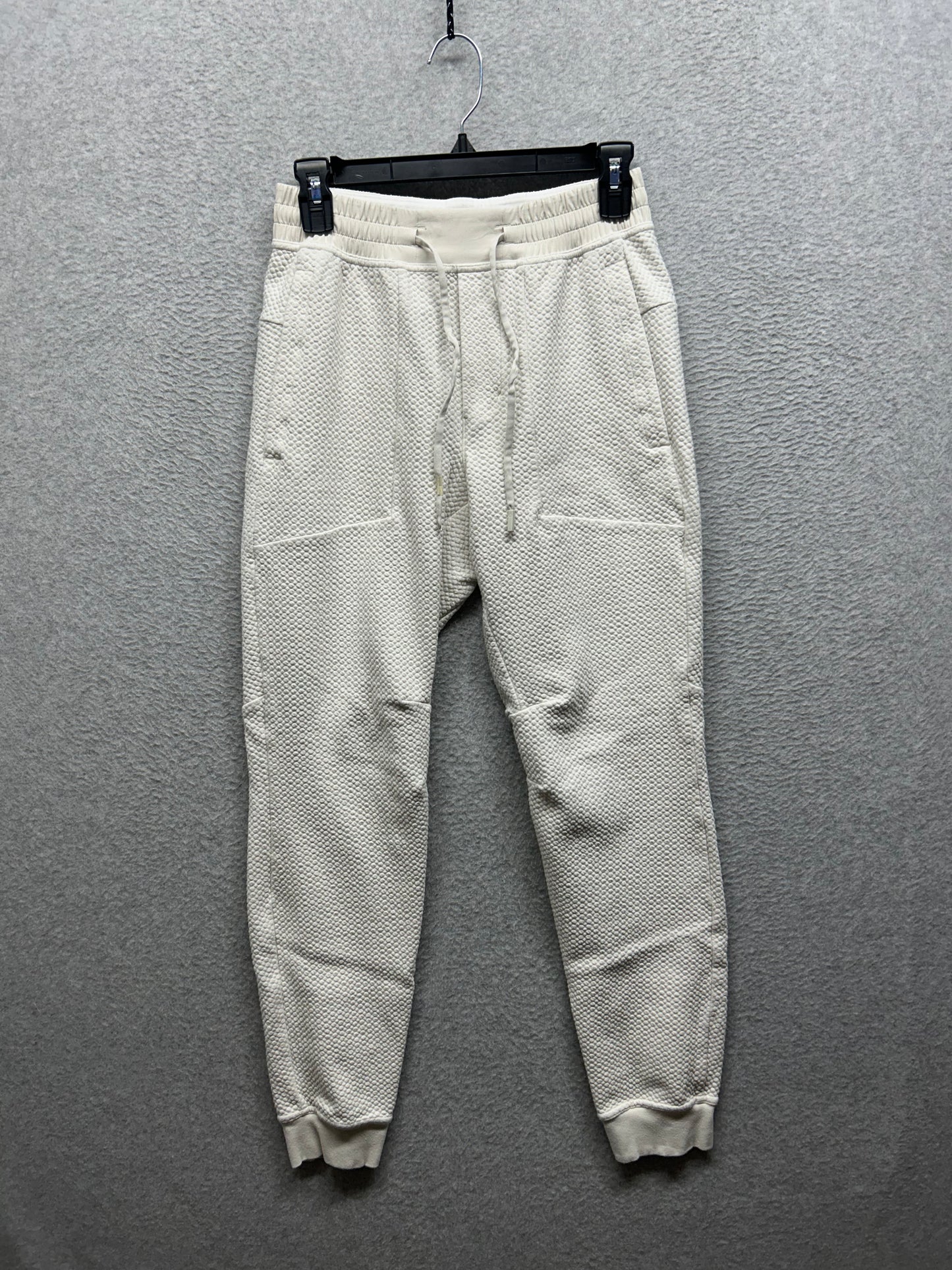 FLAWED Lululemon At Ease Jogger Mens Size XS Light Ivory