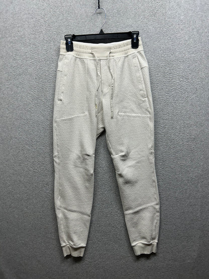 FLAWED Lululemon At Ease Jogger Mens Size XS Light Ivory