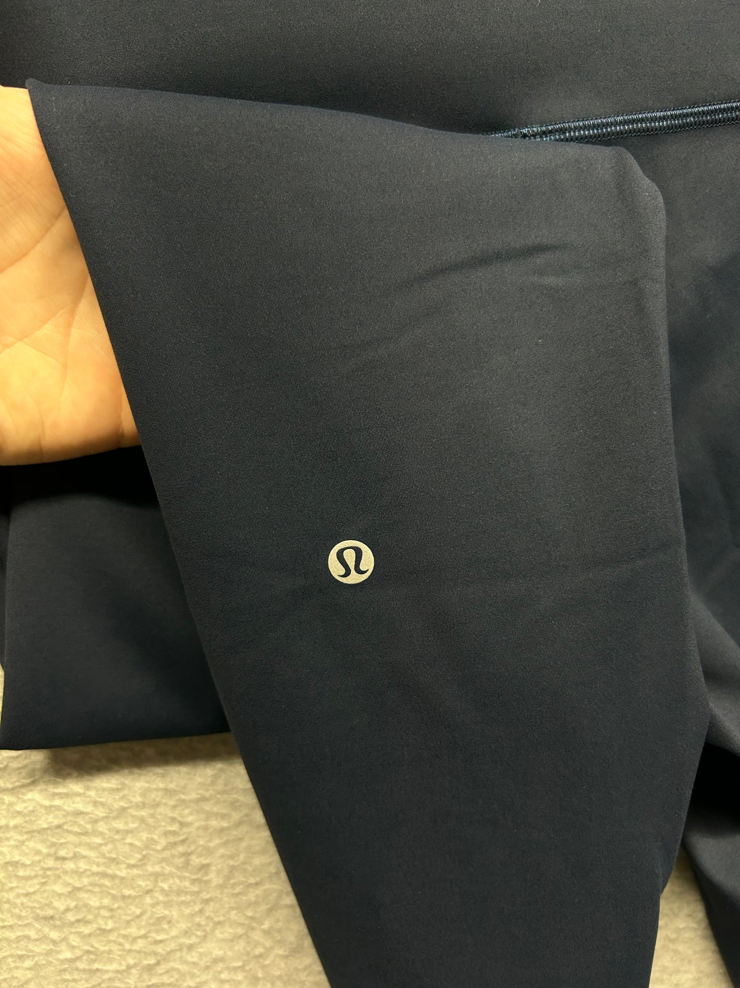 Lululemon Wunder Train Contour Fit High-Rise Tight 25" Size 10 (Square) True Navy