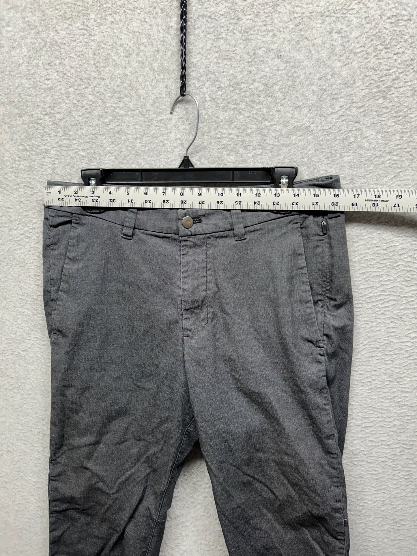 Lululemon Commission Pant Slim Oxford Mens Size 32x25.5 Gray