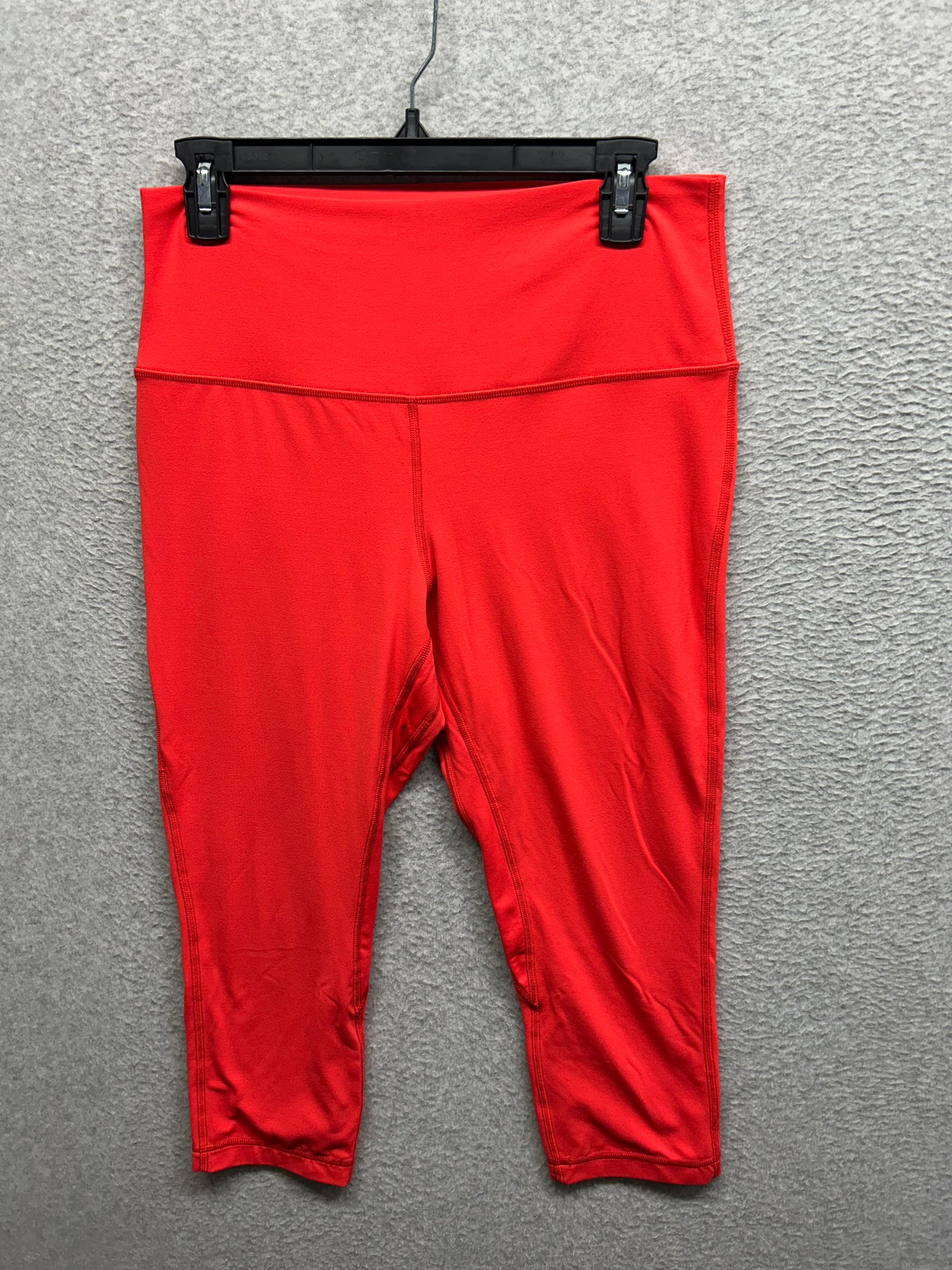 Lululemon Align High-Rise Crop 21" Size 12 Love Red
