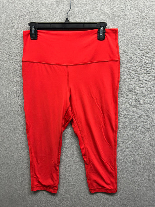 Lululemon Align High-Rise Crop 21" Size 12 Love Red
