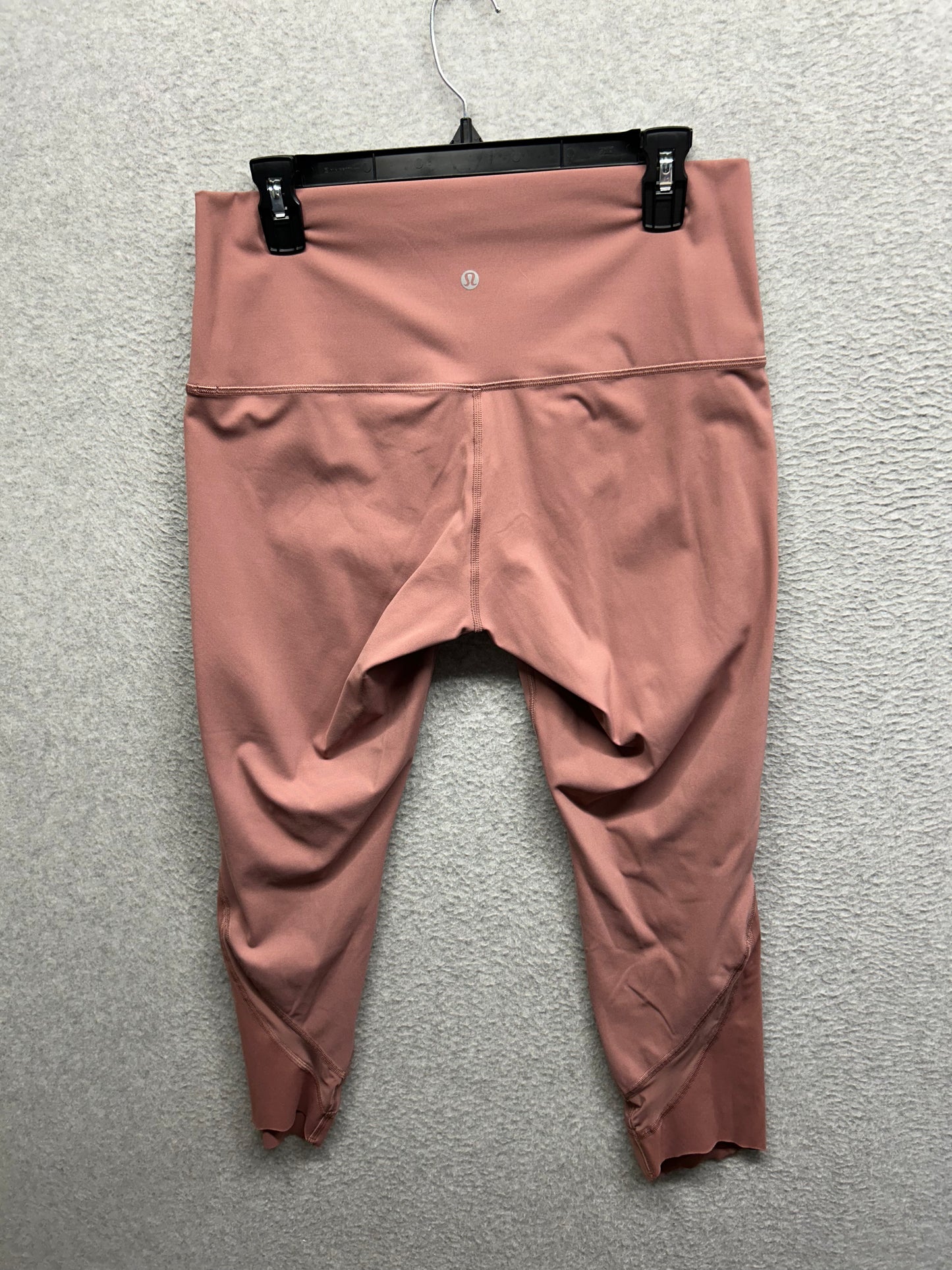 Lululemon Wunder Under High-Rise Crop 23" Scallop Size 12 Spiced Chai