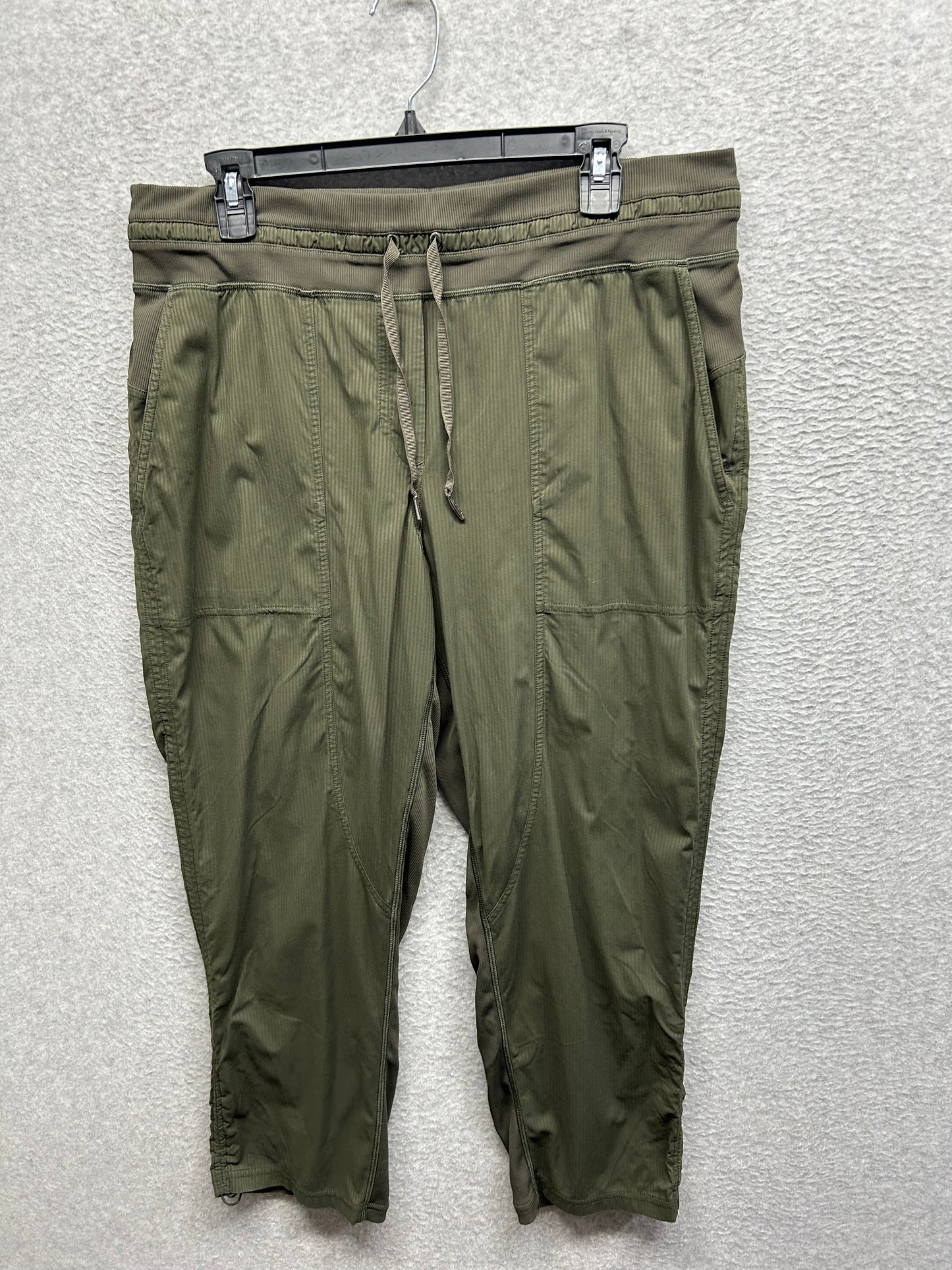 Lululemon Dance Studio Crop 25" Size 12 Dark Olive