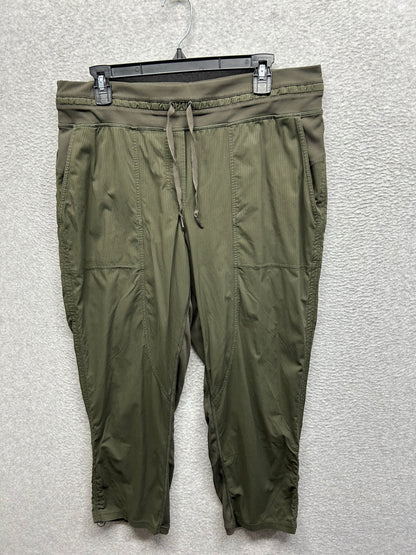 Lululemon Dance Studio Crop 25" Size 12 Dark Olive
