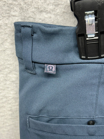 Lululemon Commission Slim Warpstreme Mens Size 32x28.5 Mach Blue