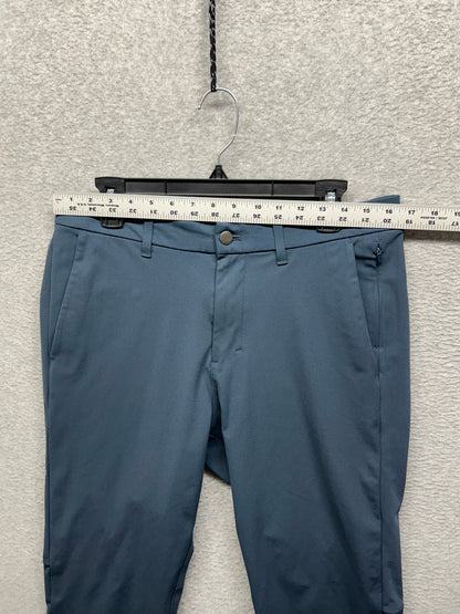 Lululemon Commission Slim Warpstreme Mens Size 32x28.5 Mach Blue