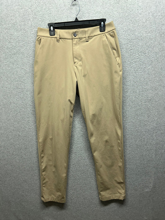 Lululemon ABC Classic Fit Warpstreme Mens Size 31x31 Trench (Square Dot)