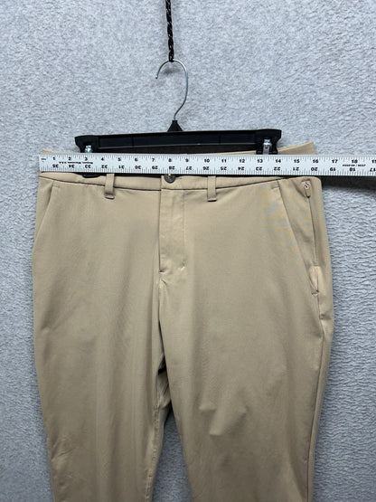 Lululemon ABC Classic Fit Warpstreme Mens Size 31x31 Trench (Square Dot)