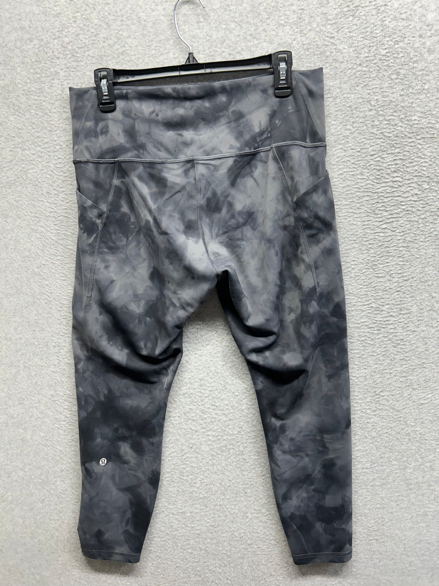 ululemon Wunder Train High-Rise Tight with Pockets 25" Size 14 Diamond Dye Pitch Grey Graphite Grey