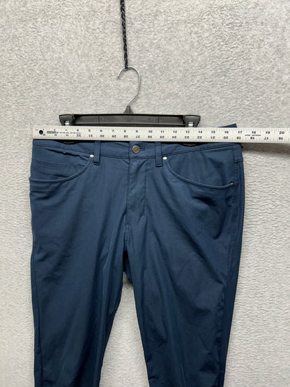Lululemon ABC Pant Slim Warpstreme Mens Size 32x31.5 True Navy