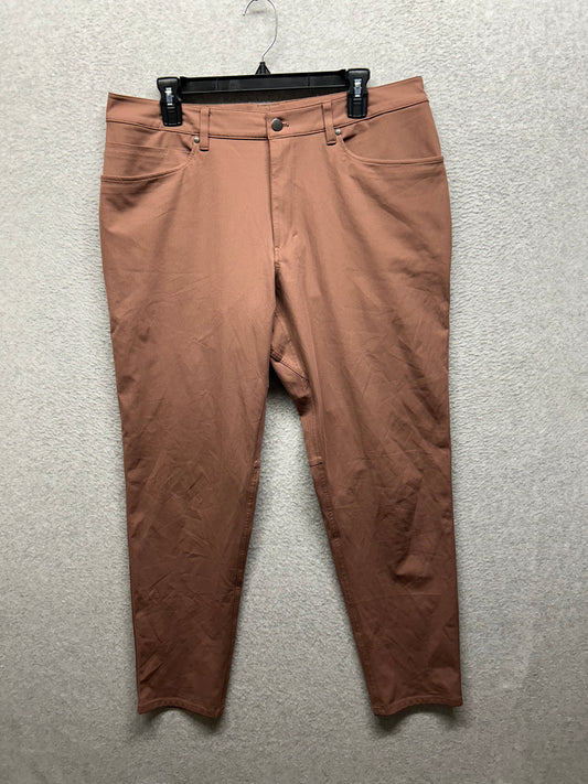 Lululemon ABC Classic Fit Pant Warpstreme Mens Size 36x30.5 Smoky Topaz